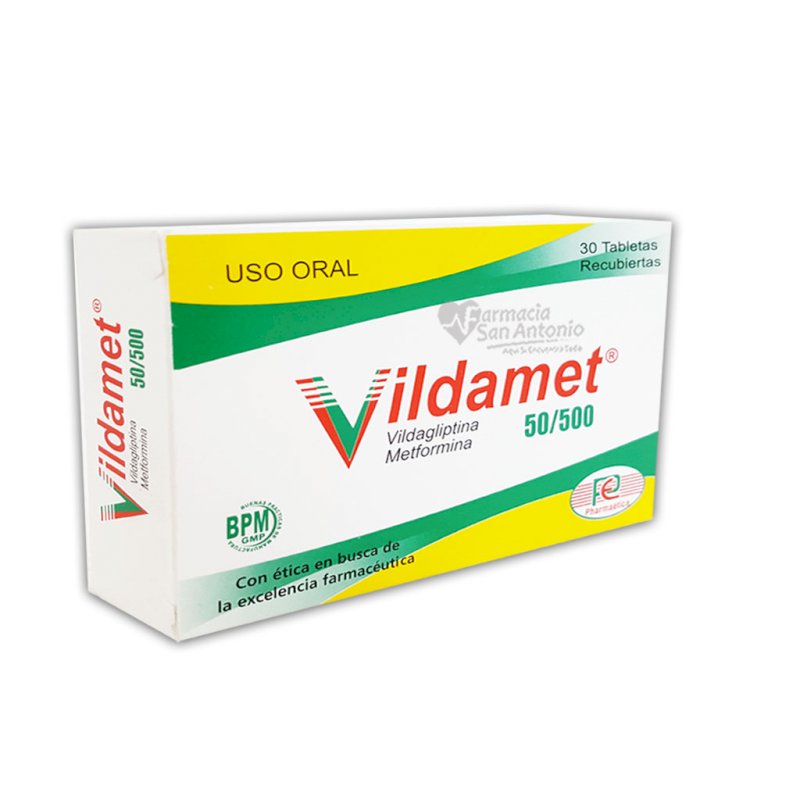 VILDAMET 50/500X 30 TAB