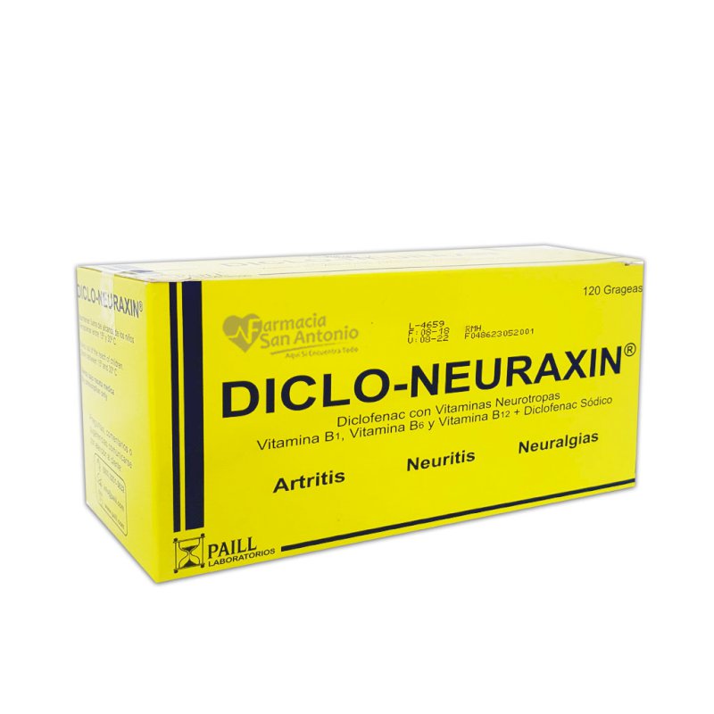 DICLO-NEURAXIN X 120 TABS