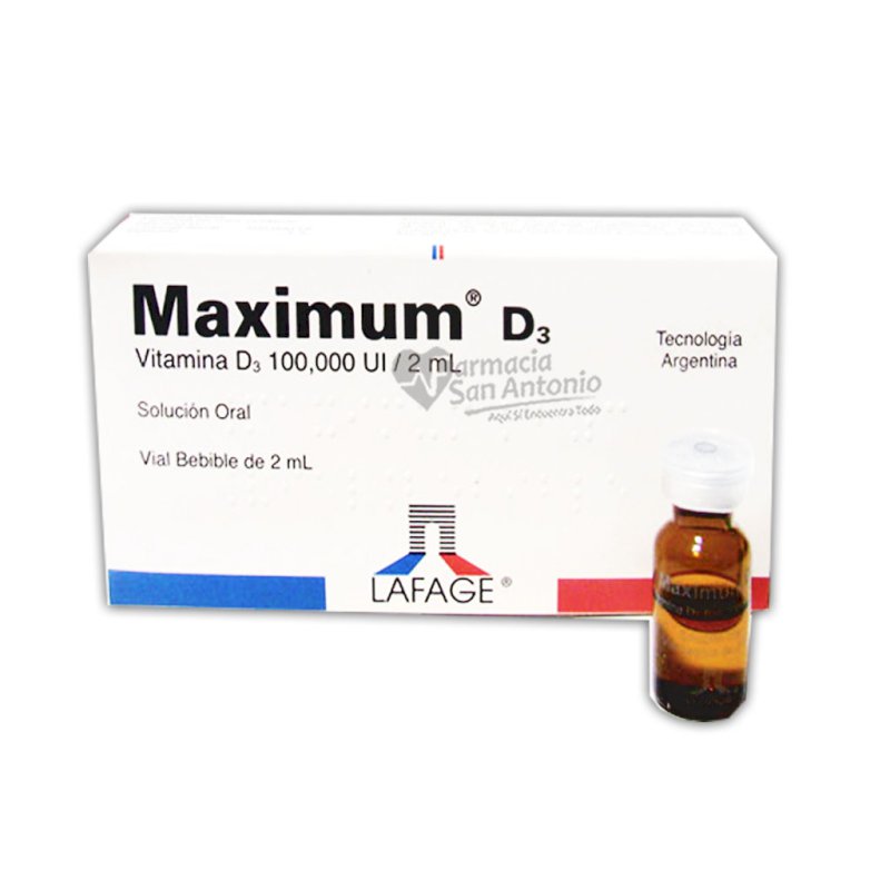 MAXIMUM D3 2ML VIAL