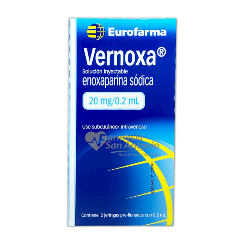 VERNOXA 20MG/0.2ML SOL INY X 2 AMP*