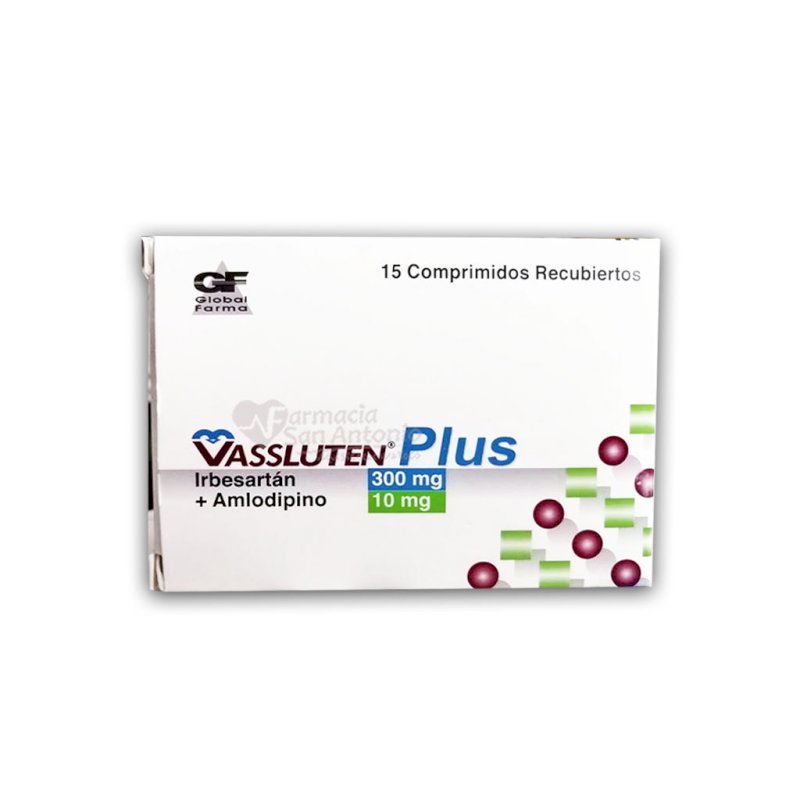 VASSLUTEN PLUS 300MG/10MG X 15 COMP