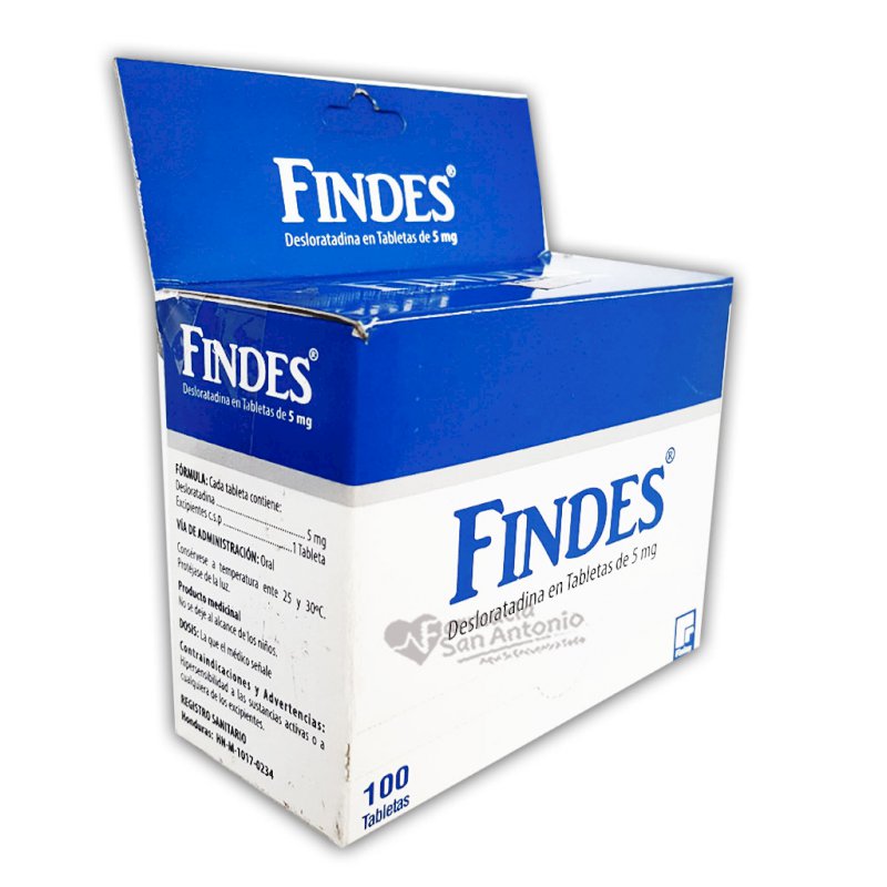 UNIDAD FINDES 5MG X 100 CAPS