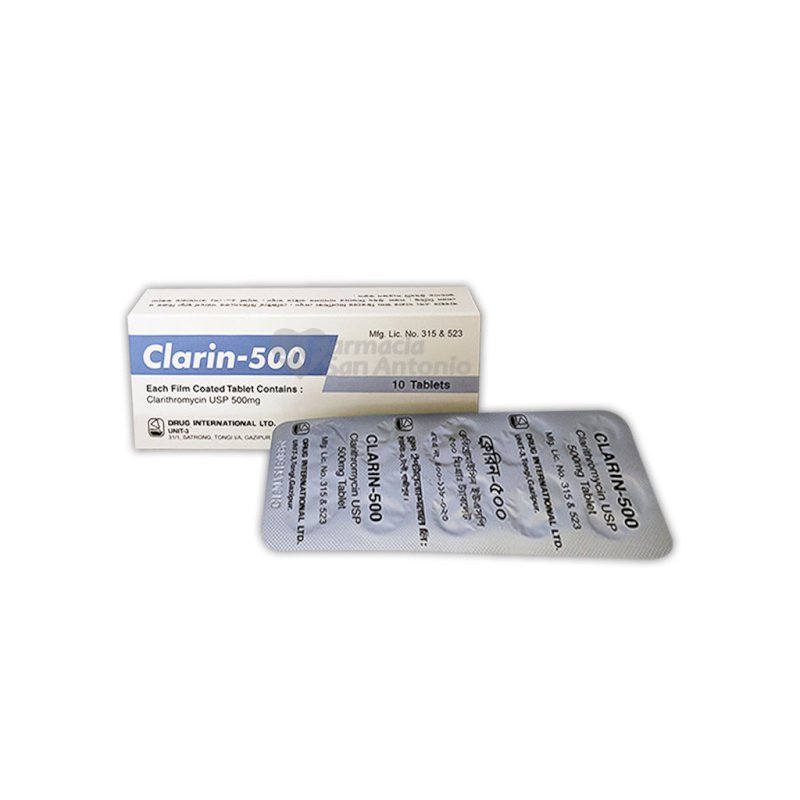 CLARIN-500MG X 10 TAB