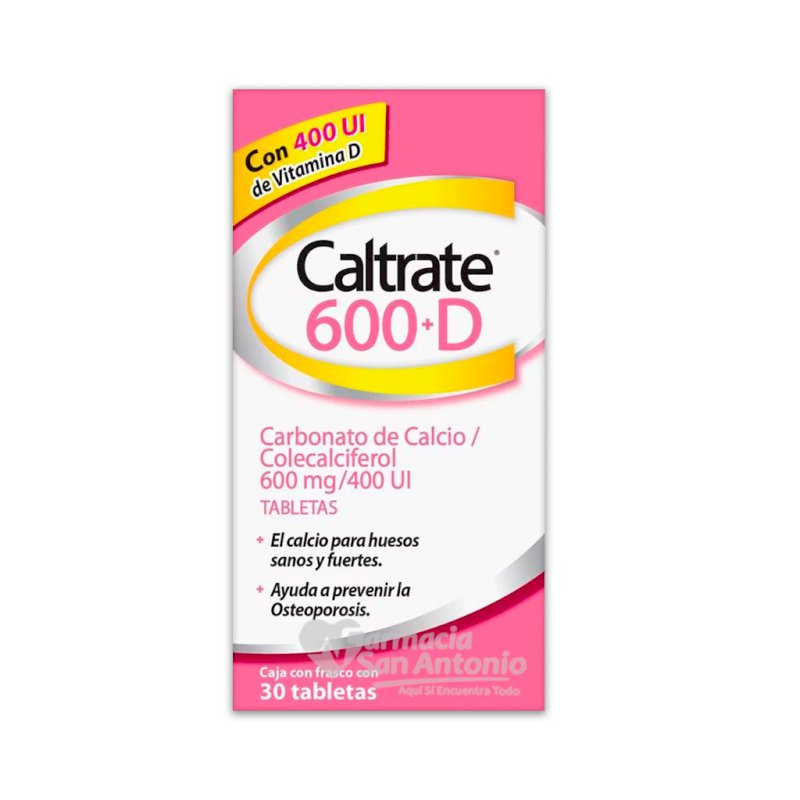 CALTRATE 600+D X 30 TAB