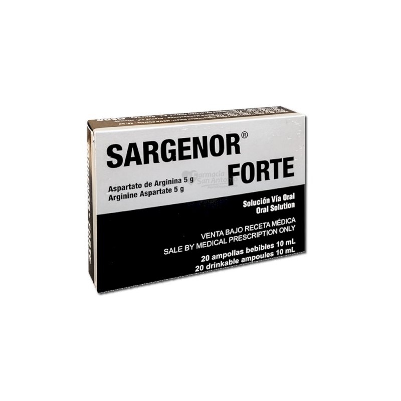 SARGENOR FORTE X 20 AMPOLLAS