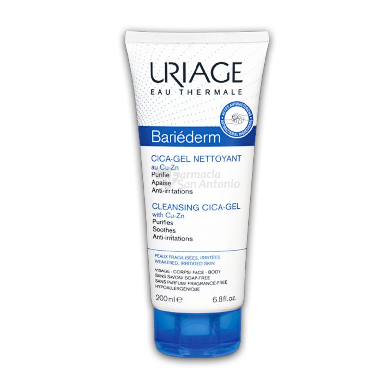 BARIEDERM CICA-GEL NETTOYANT T 200 ML