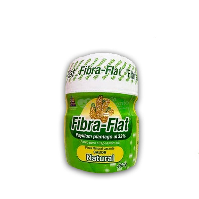 FIBRA FLAT PSYLLIUM PLANTAGO NATURAL X 400