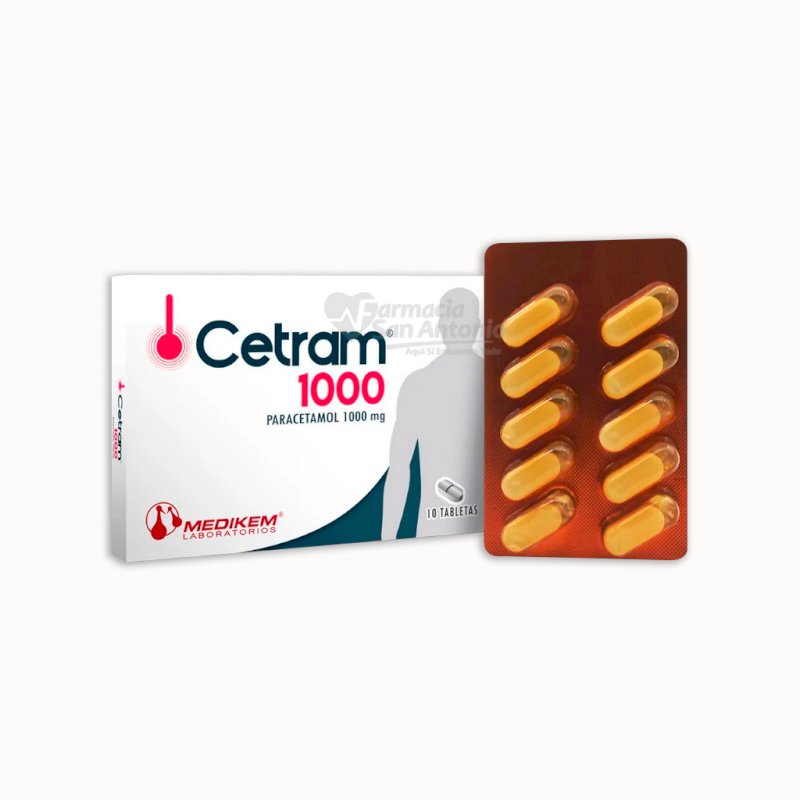 CETRAM 1000MG X 10 TABS