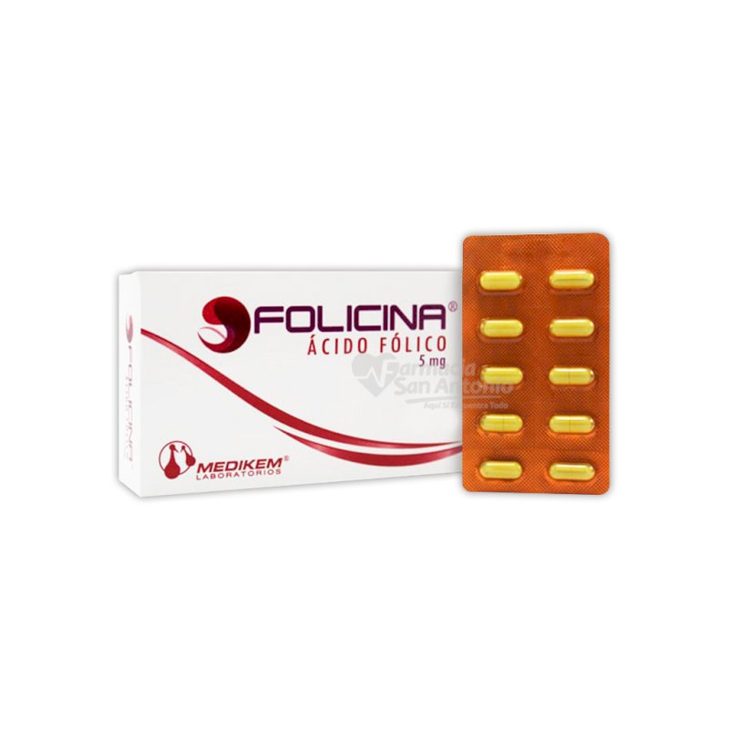 FOLICINA 5MG X 10 TABS