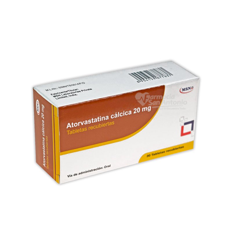 ATORVASTATINA 20MG X 30