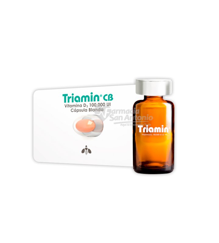 TRIAMIN CB VIT D3 100,000 UI X 1 CAPS +1