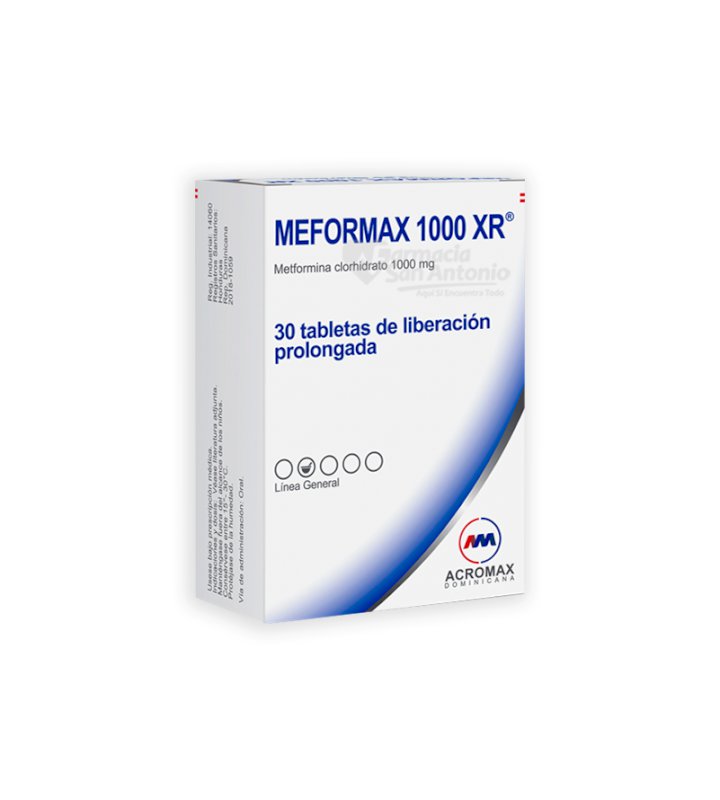 METFORMAX 1000MG XR x 30 TABS