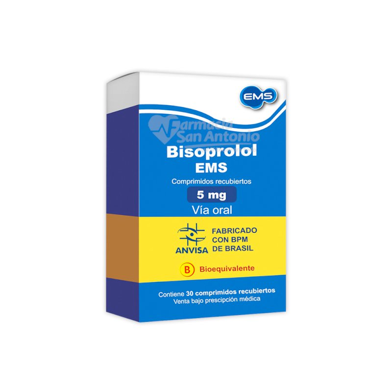 BISOPROLOL 5MG X 30 TAB 1+1