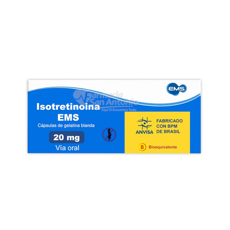 ISOTRETINOINA  20MG X 30 TAB 1+1