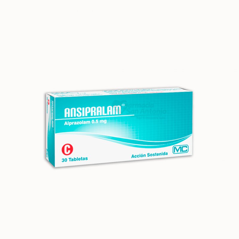 ANSIPRALAM 0.5MG X 30 TABS