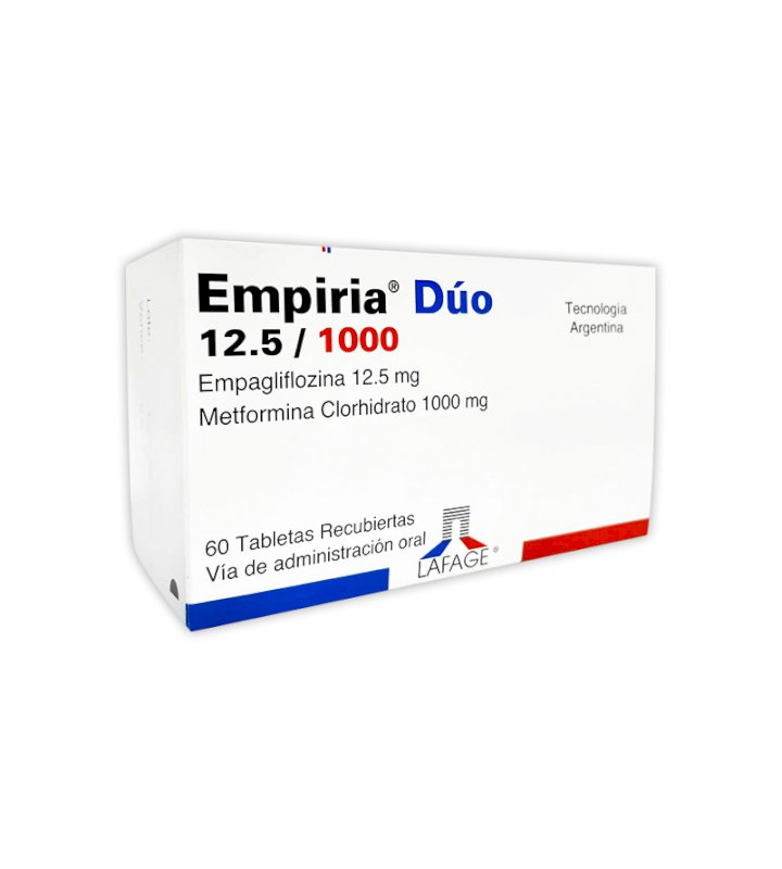 EMPIRIA DUO 12.5/1000MG X 60 TABS
