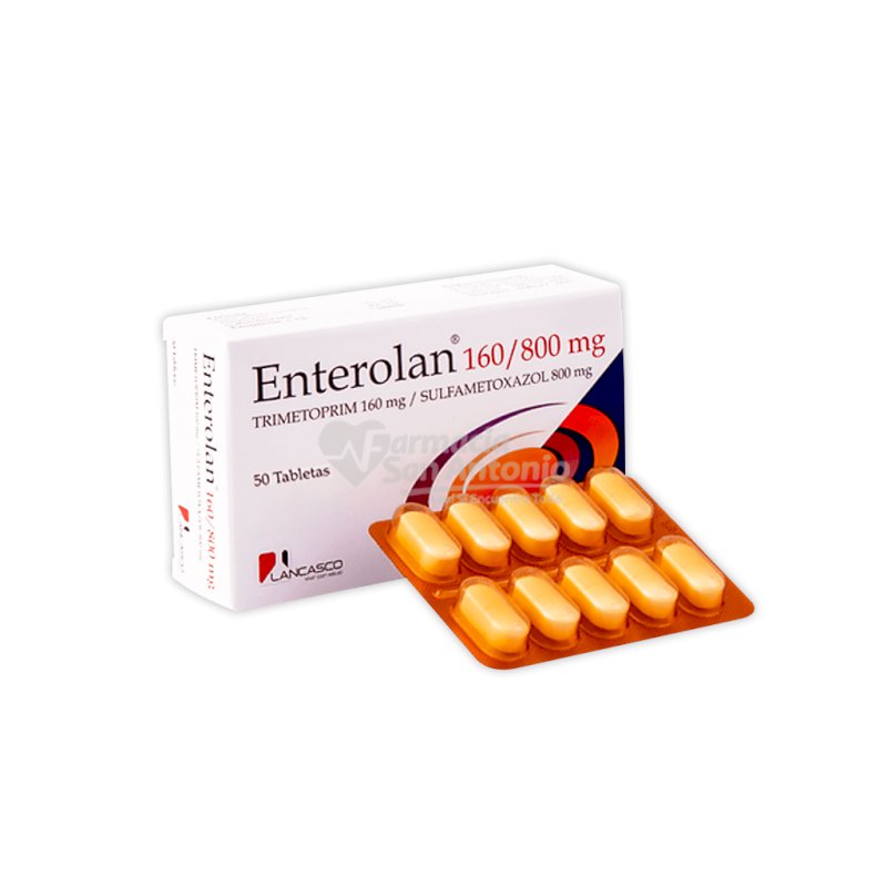 ENTEROLAN 160/800 X 50 TABS