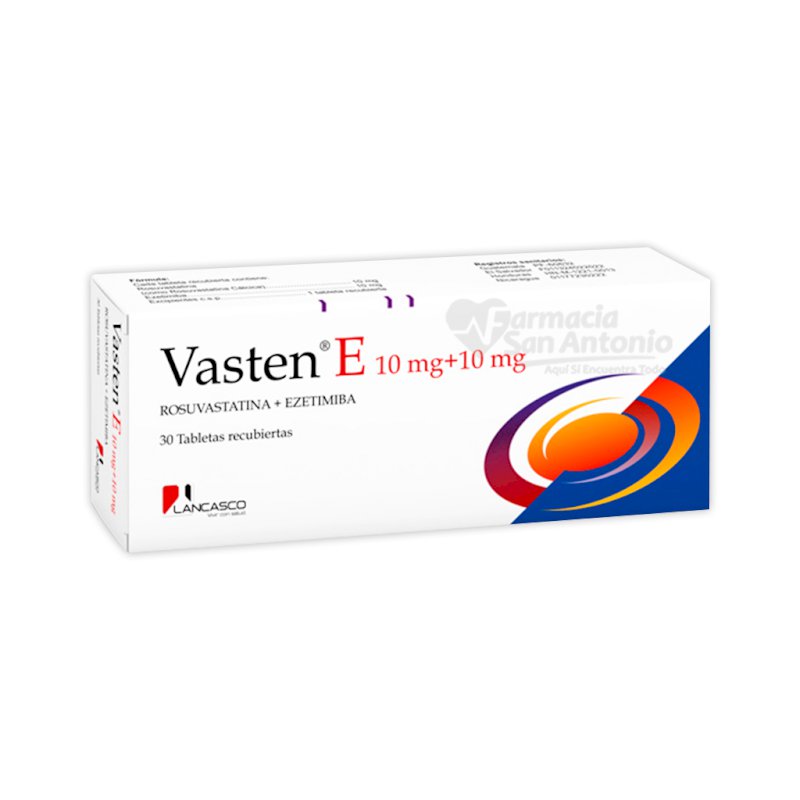 VASTEN E 10MG + 10 MG X 30TABS