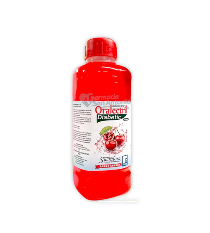 ORALECTRIL DIABETIC CEREZA X 500ML PLAST