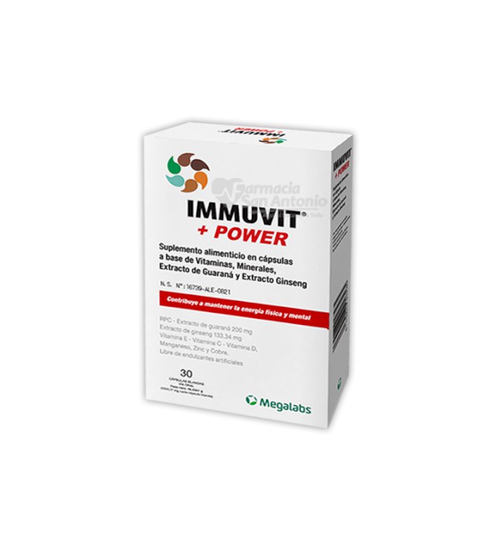 IMMUVIT POWER X 30 CAPSULAS