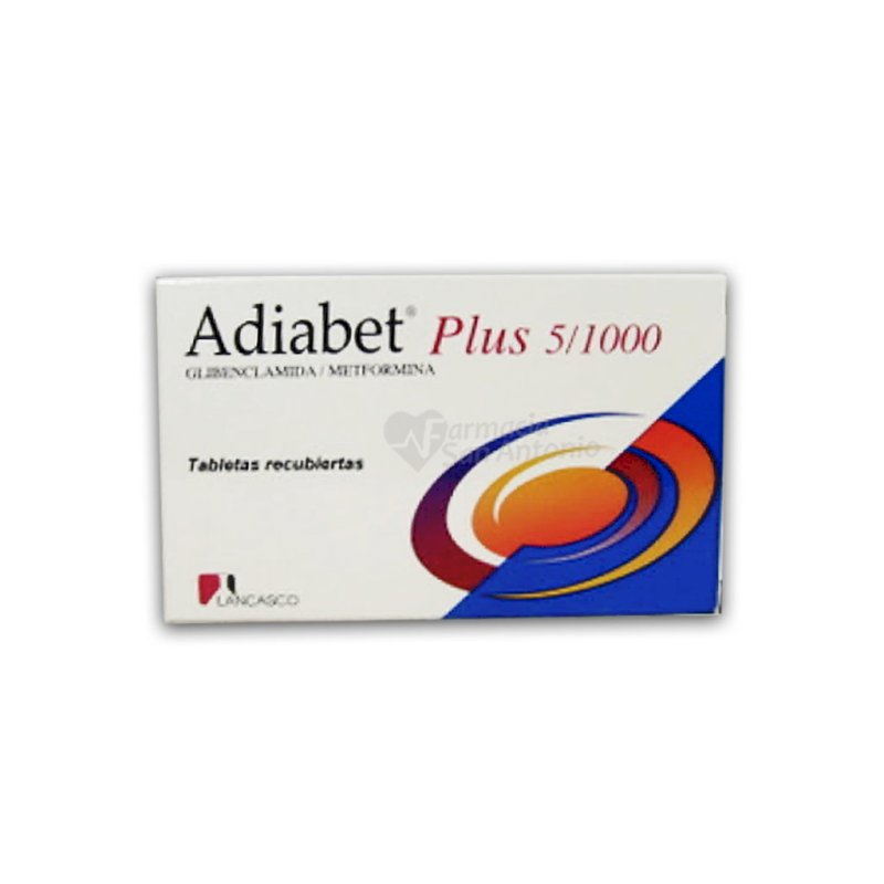 ADIABET PLUS 5/500MG X 30 TAB