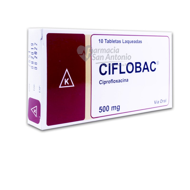 CIFLOBAC 500 MG 10 TABS