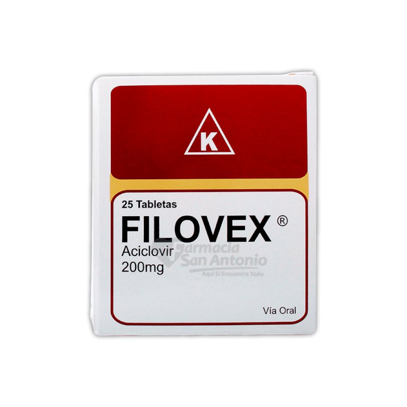 FILOVEX 200MG X 25 TABS