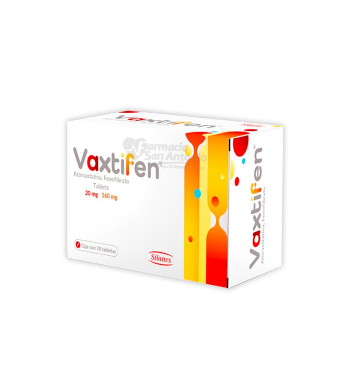 VAXTIFEN 20MG /160MG X 30 TABS