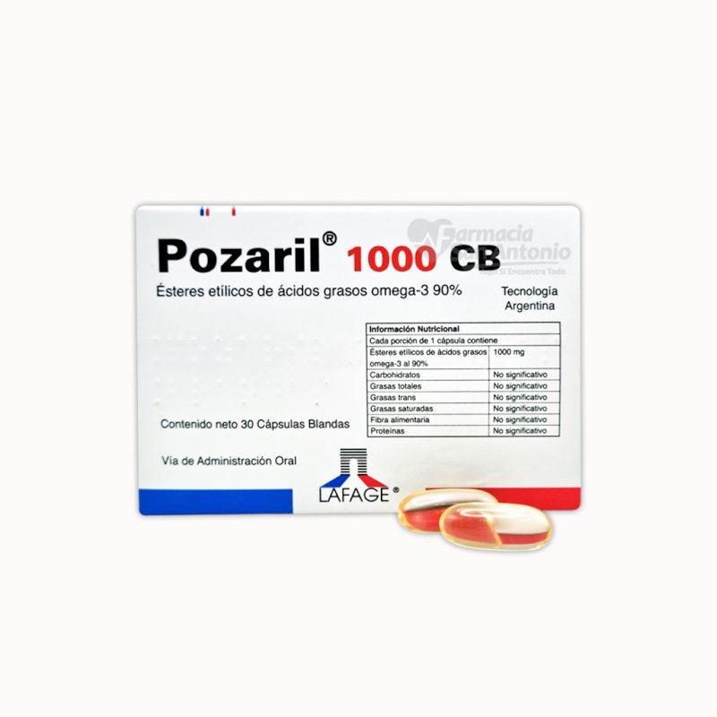 POZARIL 1000 MG X 30 CAPS