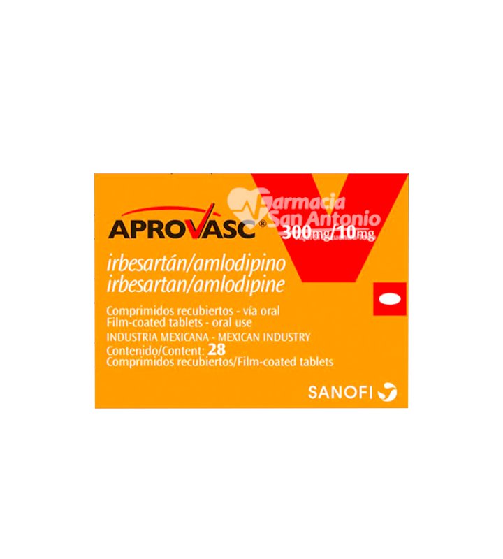 APROVASC 300MG/ 10MG X 28 COMP