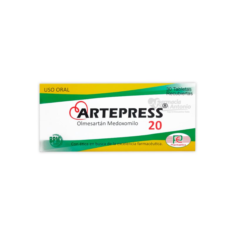 ARTEPRESS 20MG X 30 TABS