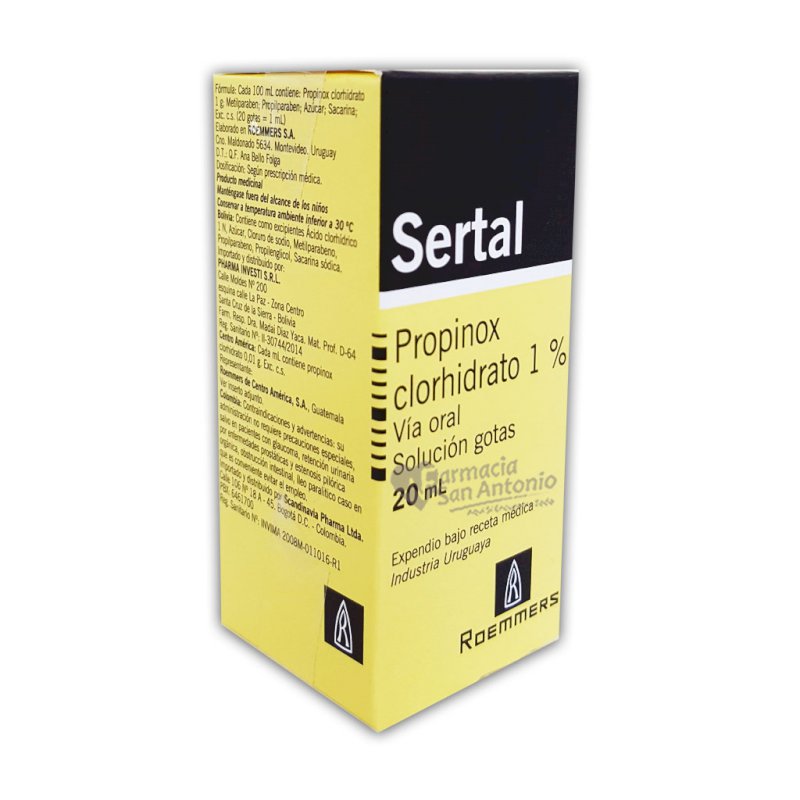 SERTAL GOTAS 20ML $