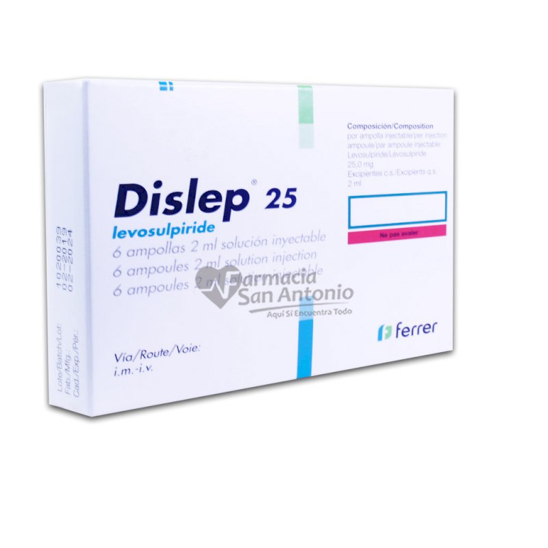 DISLEP 25MG X 6 AMP