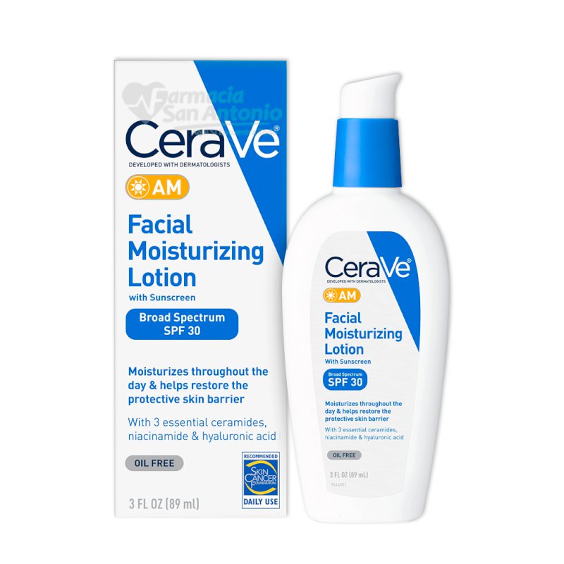 CERAVE FACIAL MOISTURIZING LOTIO SPF30 X 89ML/3OZ*