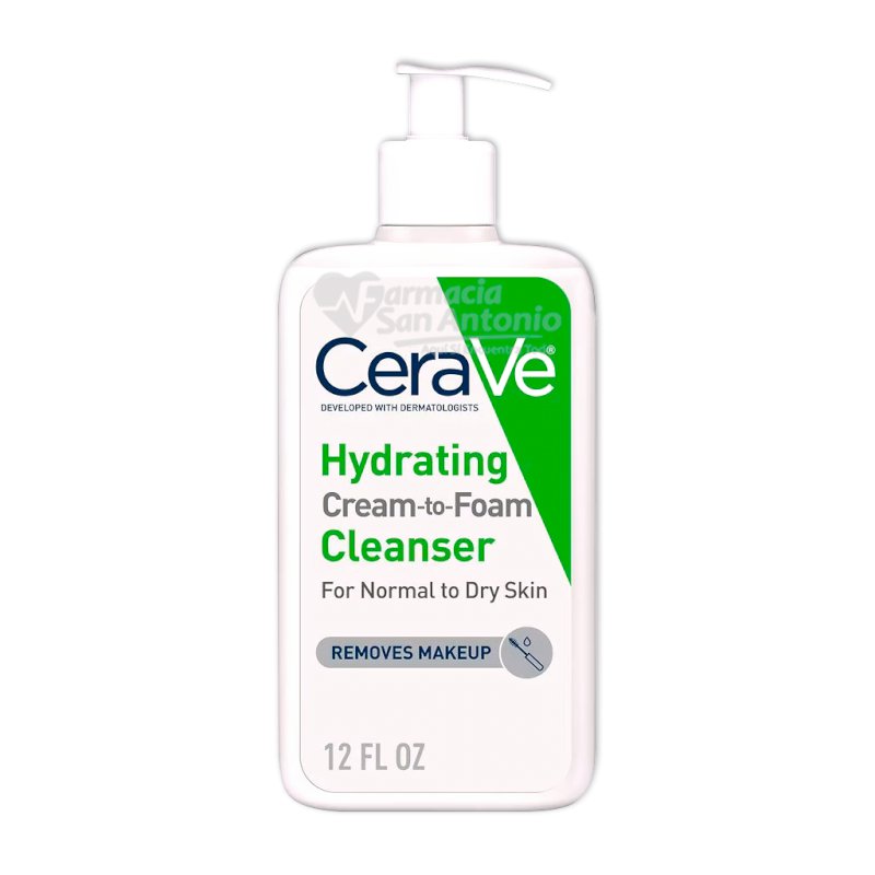 HIDRATING CREAM TO FOAM CLEANSER X 355ML/12OZ