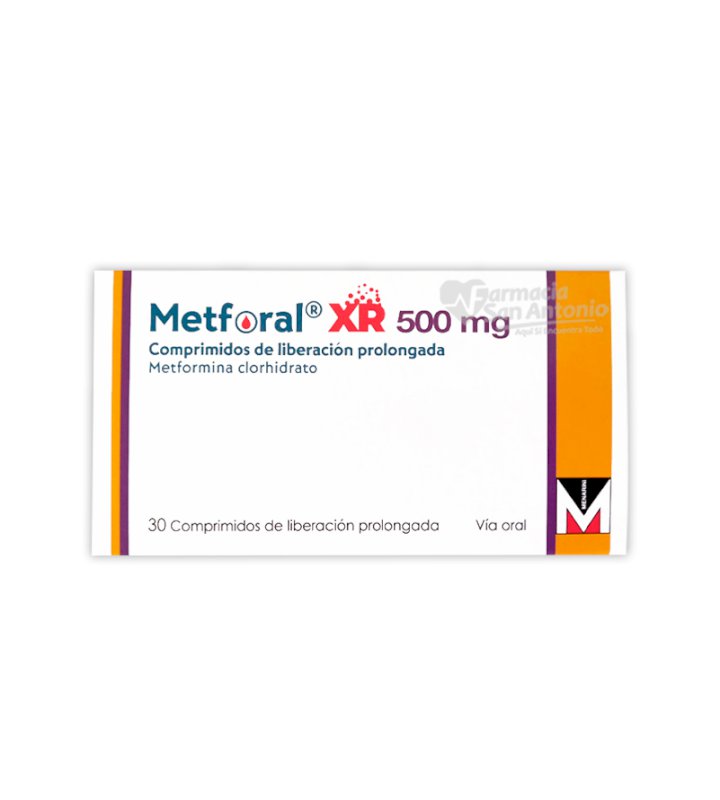 METFORAL XR 500MG X 30 COMP