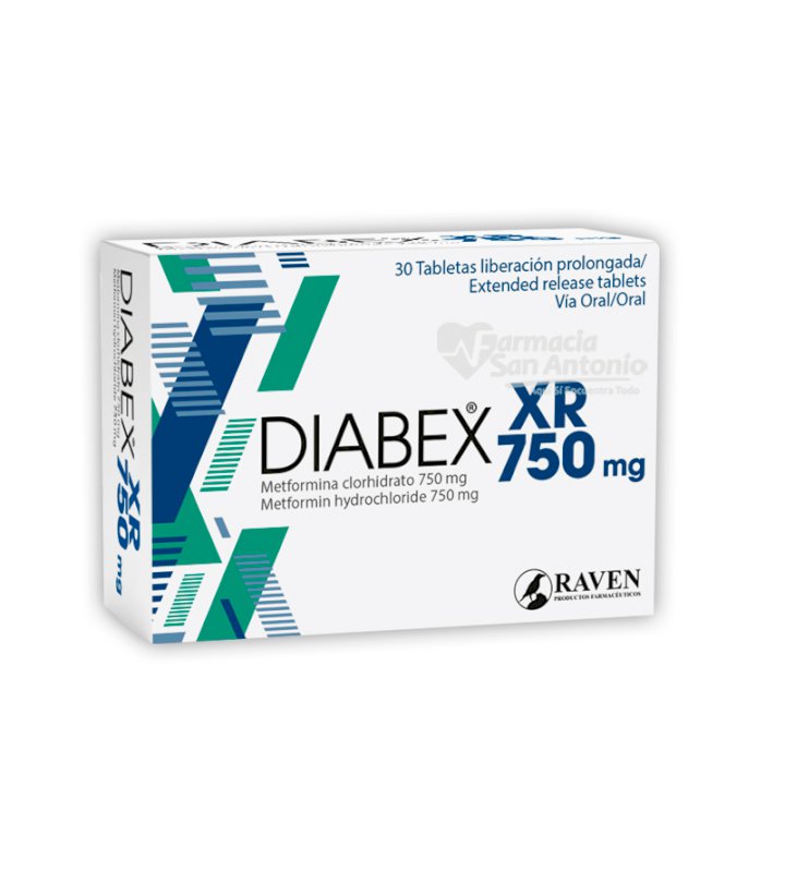 DIABEX XR 750MG X 30 TABS