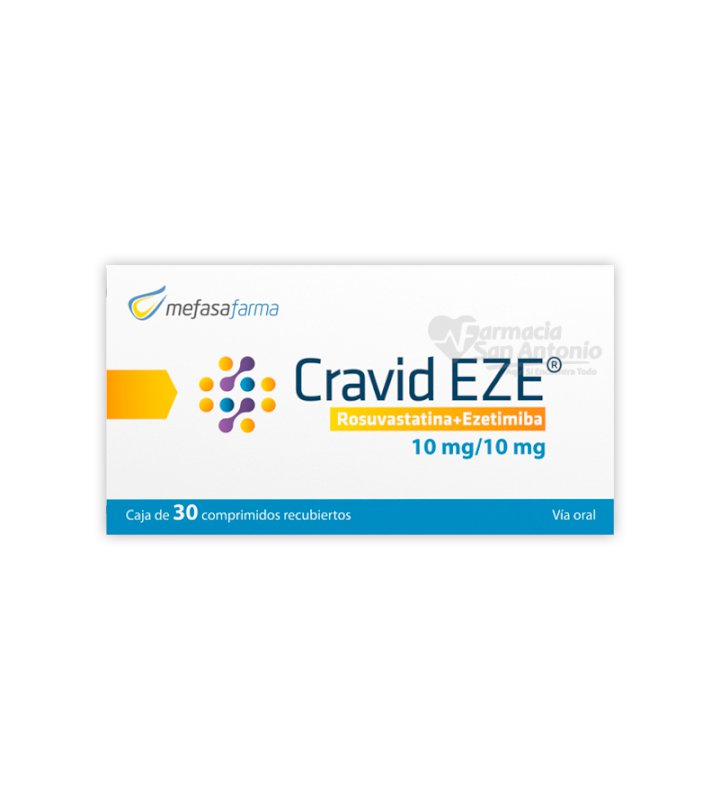 CRAVID EZE 20MG/10MG X 30 COMP