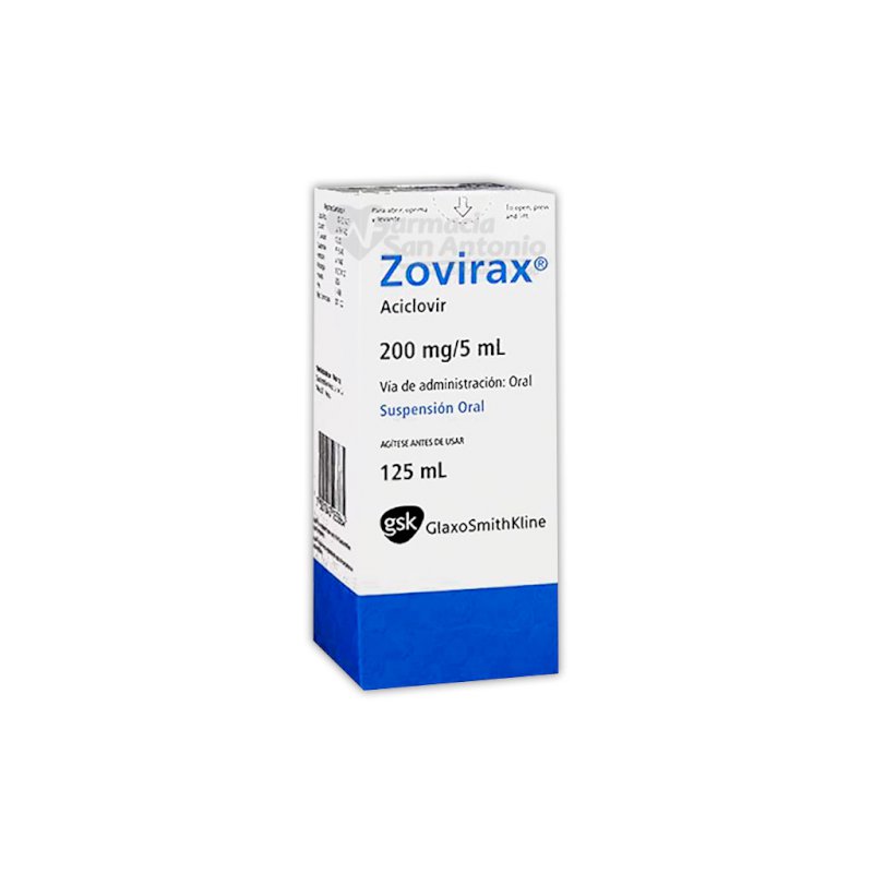 ZOVIRAX SUSP X 125ML