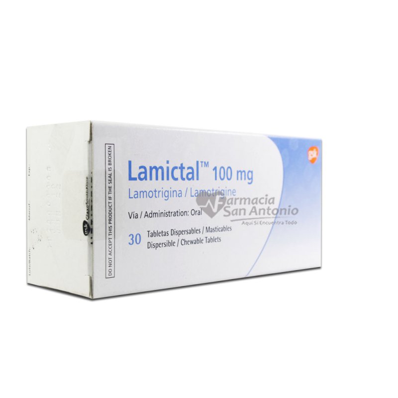 LAMICTAL DISP 100 MG 30 TAB