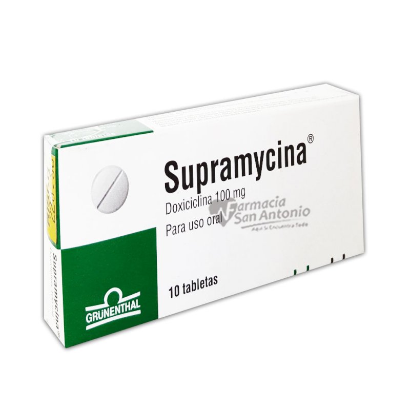 SUPRAMICINA 100MG X 10 TABS