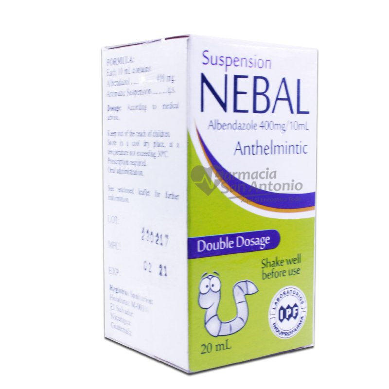 NEBAL SUSPENSION X 20ML