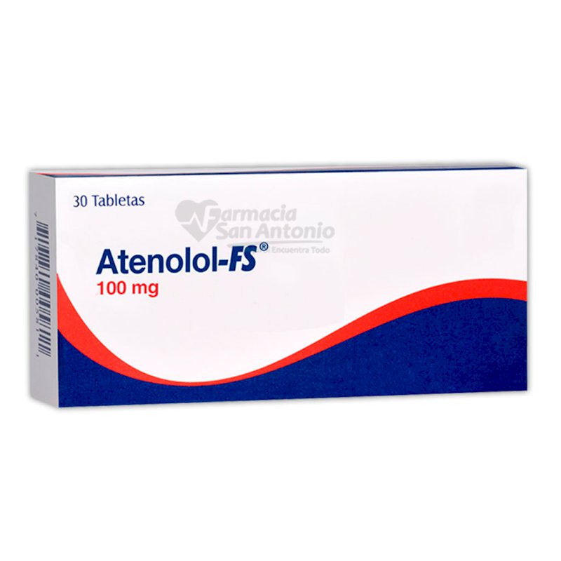 UNIDAD SIMAN ATENOLOL FS 100MG TAB