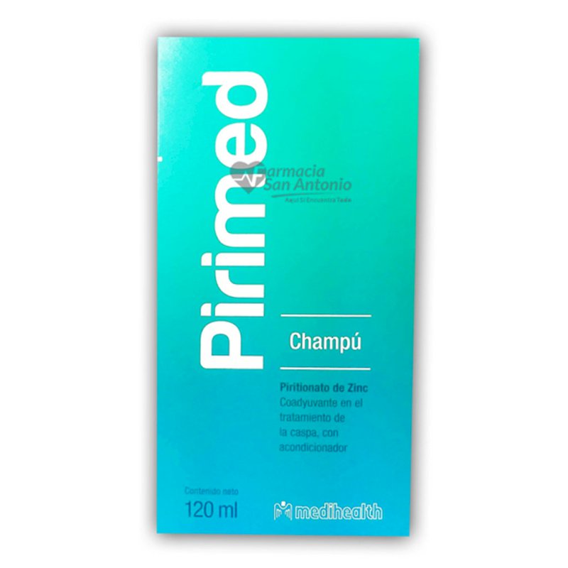 PIRIMED SHAMPOO FRASCO 120 ML $