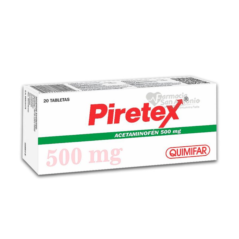 PIRETEX 500MG
