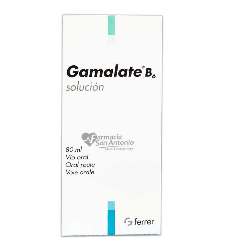 GAMALATE B6 SOLUCION 80ML