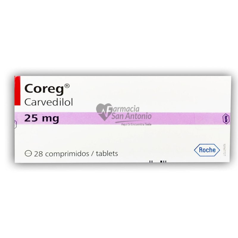 COREG 25 MG X 28 TAB