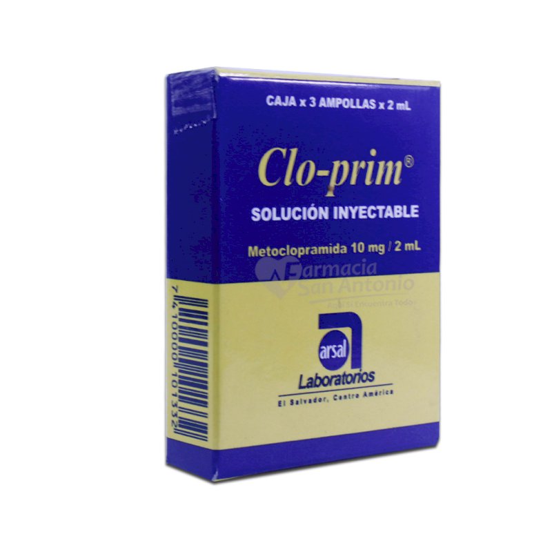 CLOPRIM 10MG X 3 AMP 2 ML