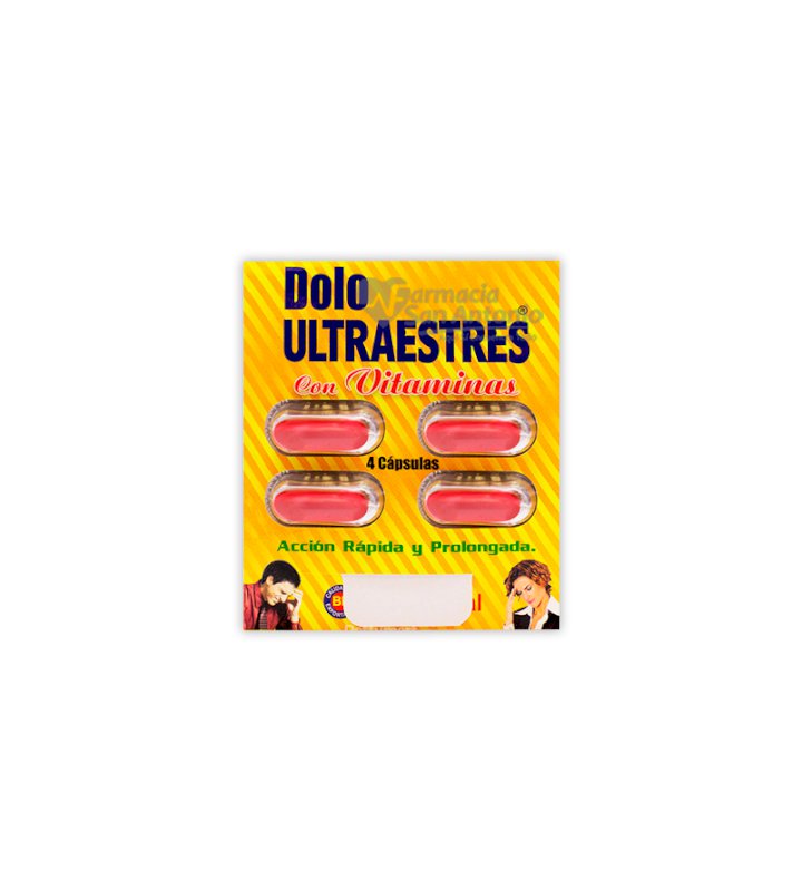 UNIDAD DOLO ULTRAESTRES SOBRE X 4 CAPS