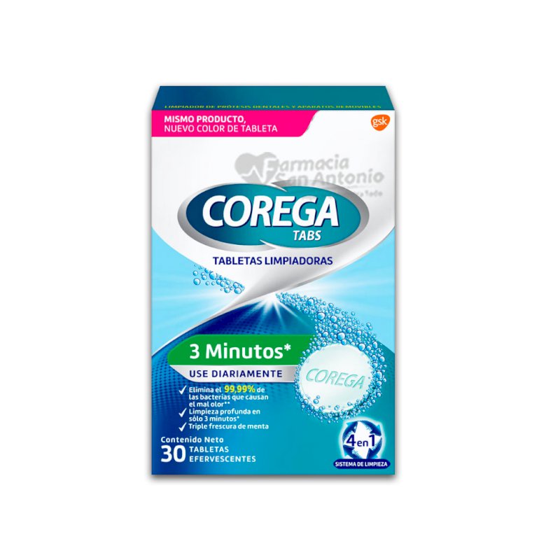 LIMPIADOR DE PROTESIS DENTAL COREGA TABS